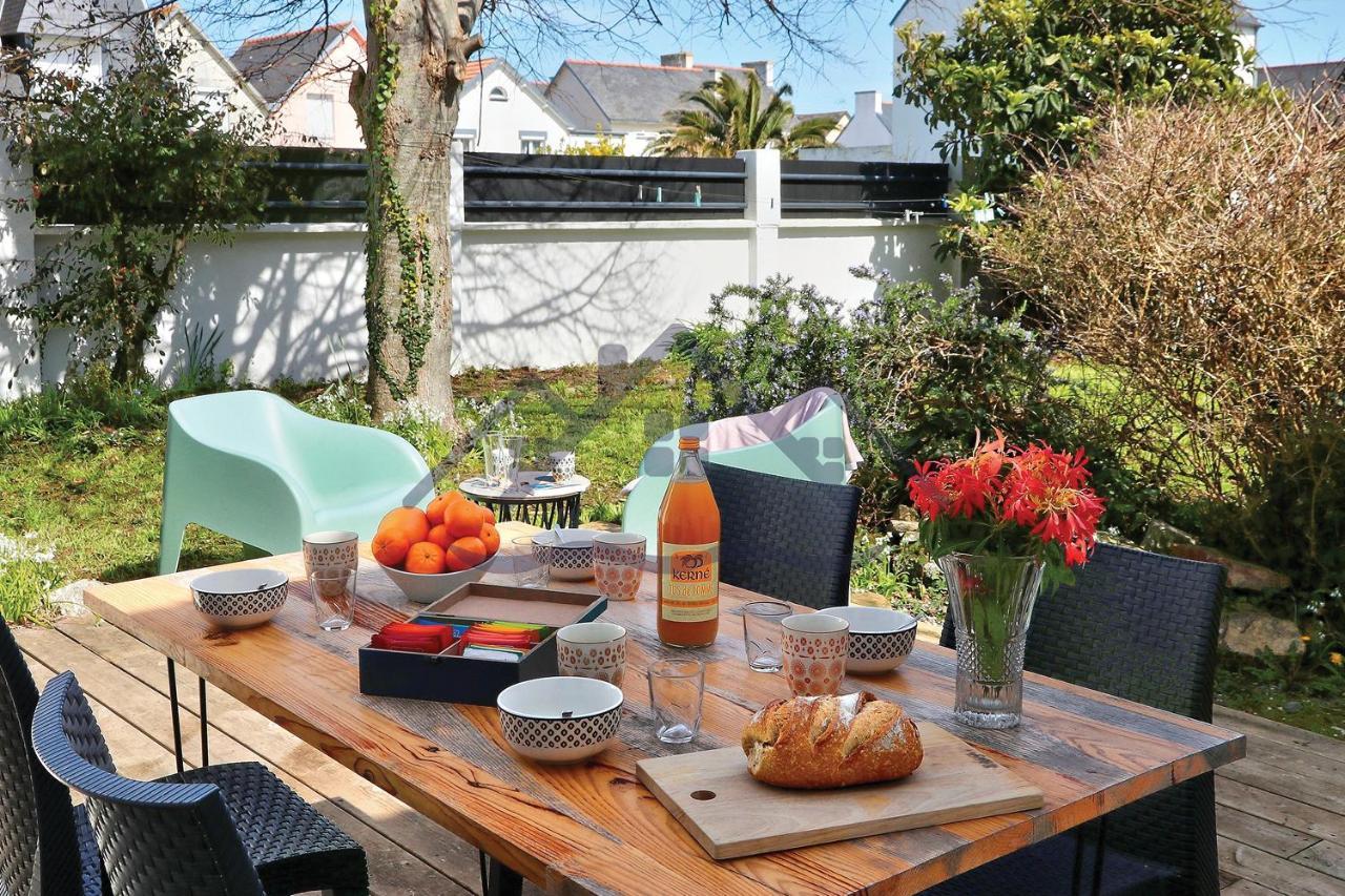 Localise - M33B - Kerbraz, Maison En Duplex Avec Jardin Clos Au Guilvinec - Tout A Pied, Plages, Port, Centre, Commerces, Marche - Wif Inclus - Linge De Lit Inclus Villa Exteriör bild